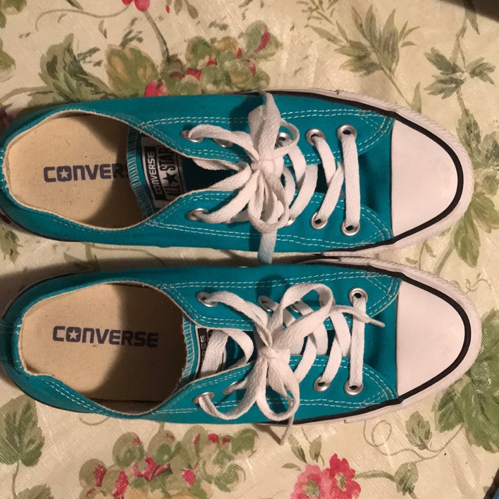 Turquoise Converse